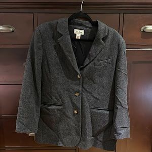 L.L.Bean Wool and cashmere blazer